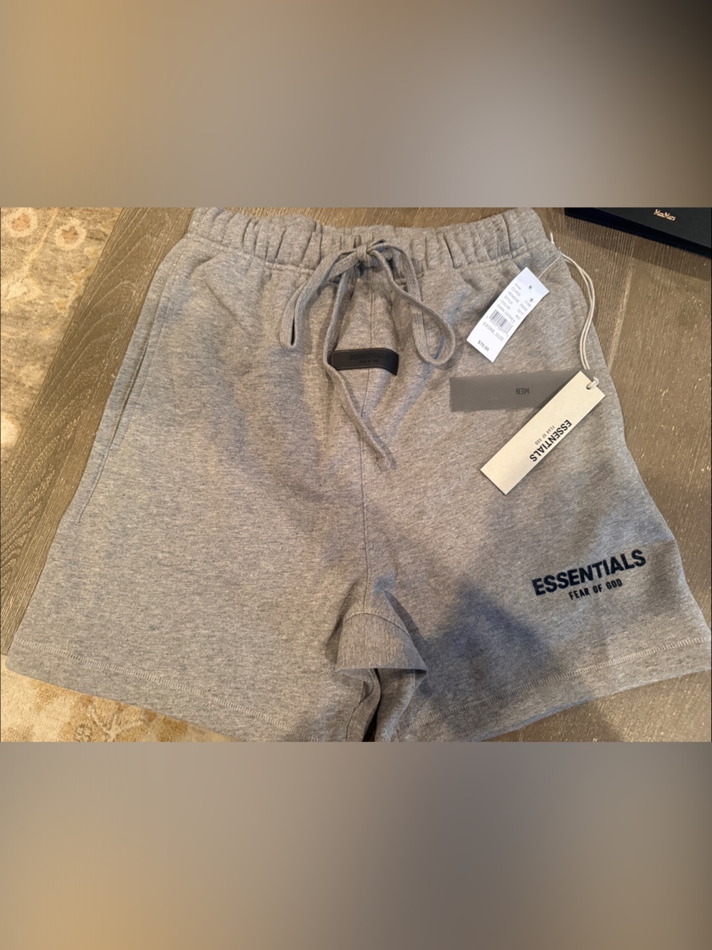 Essentials Men’s Light Gray Sweat Shorts (NWT)